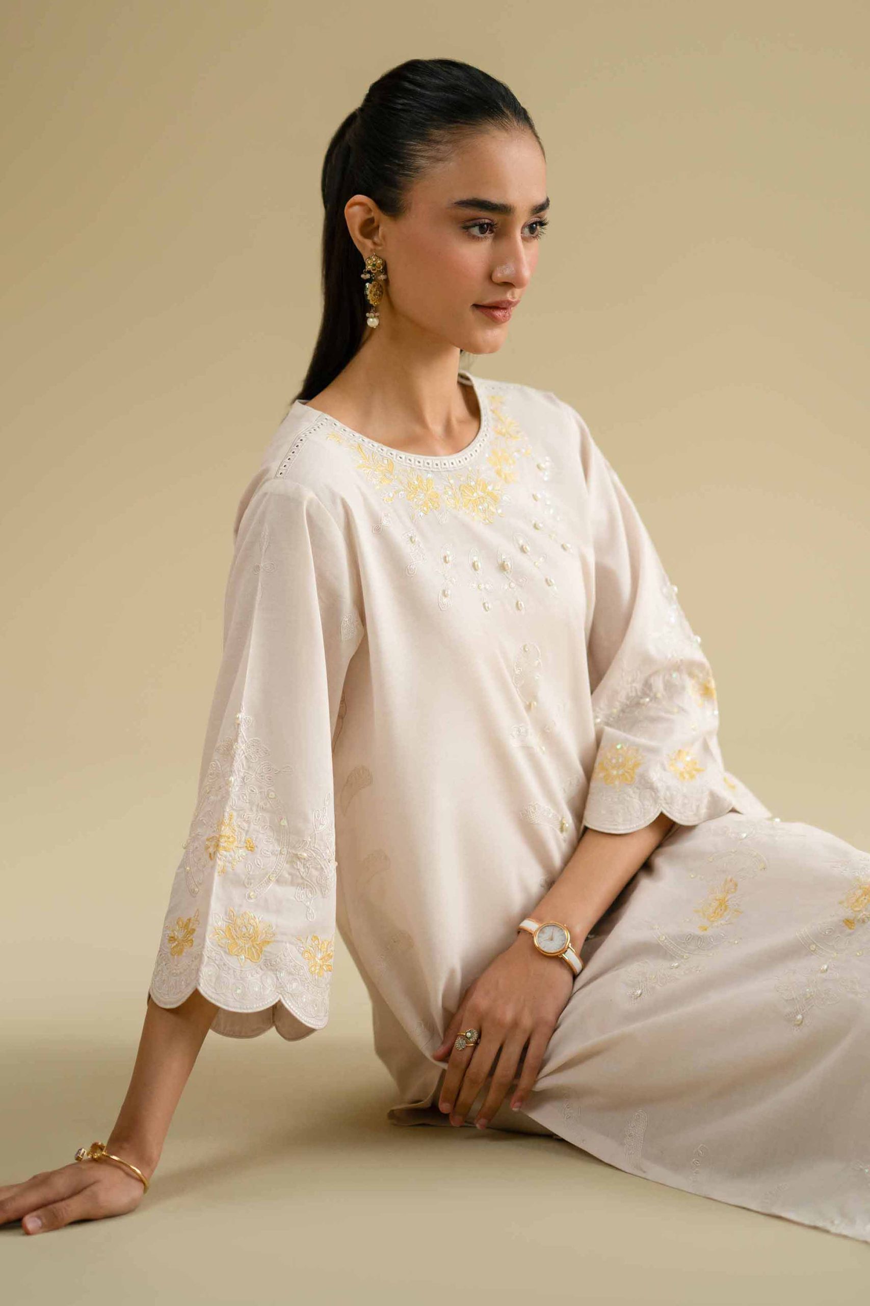 2 Piece - Embroidered Suit - KFE26-50