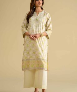 2 Piece - Printed Embroidered Suit - KFE26-63
