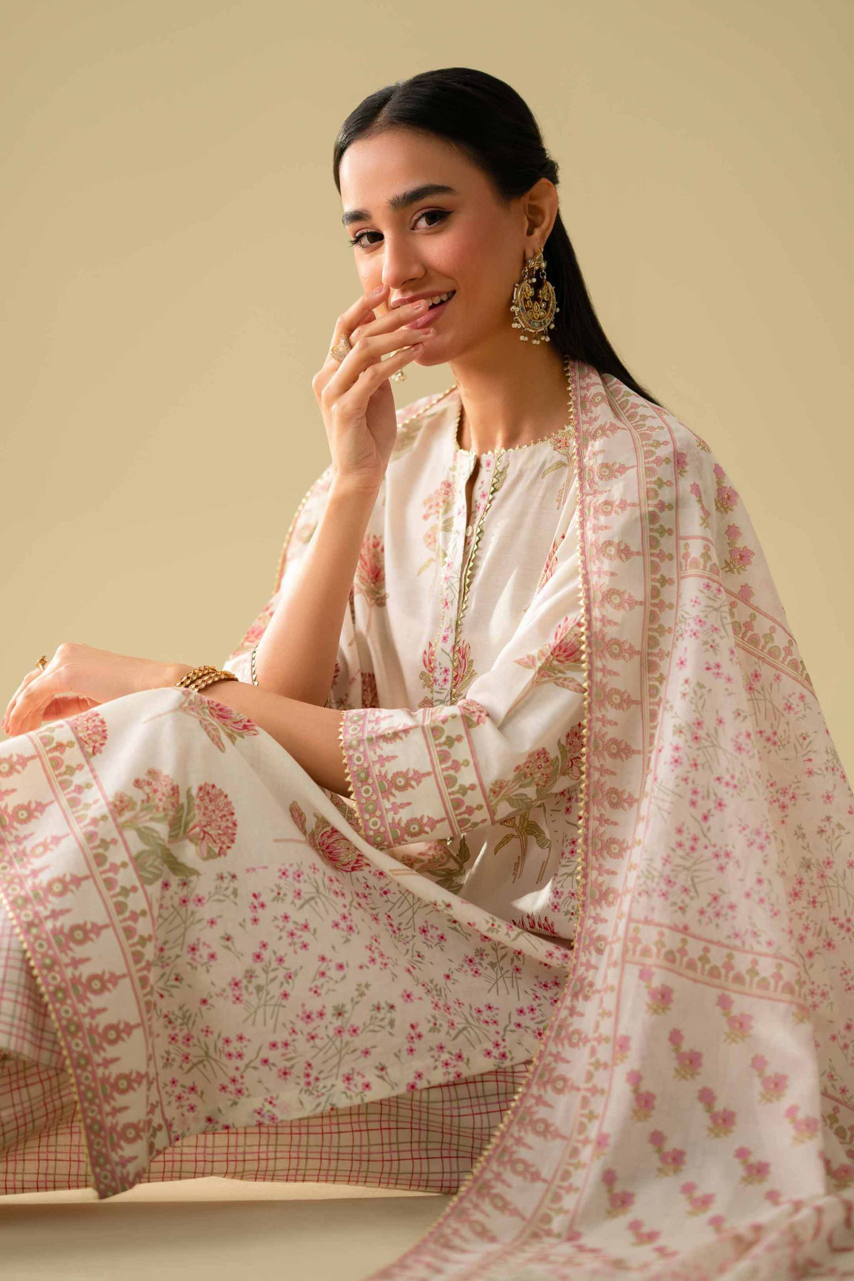 3 Piece - Printed Suit - KFE26-78