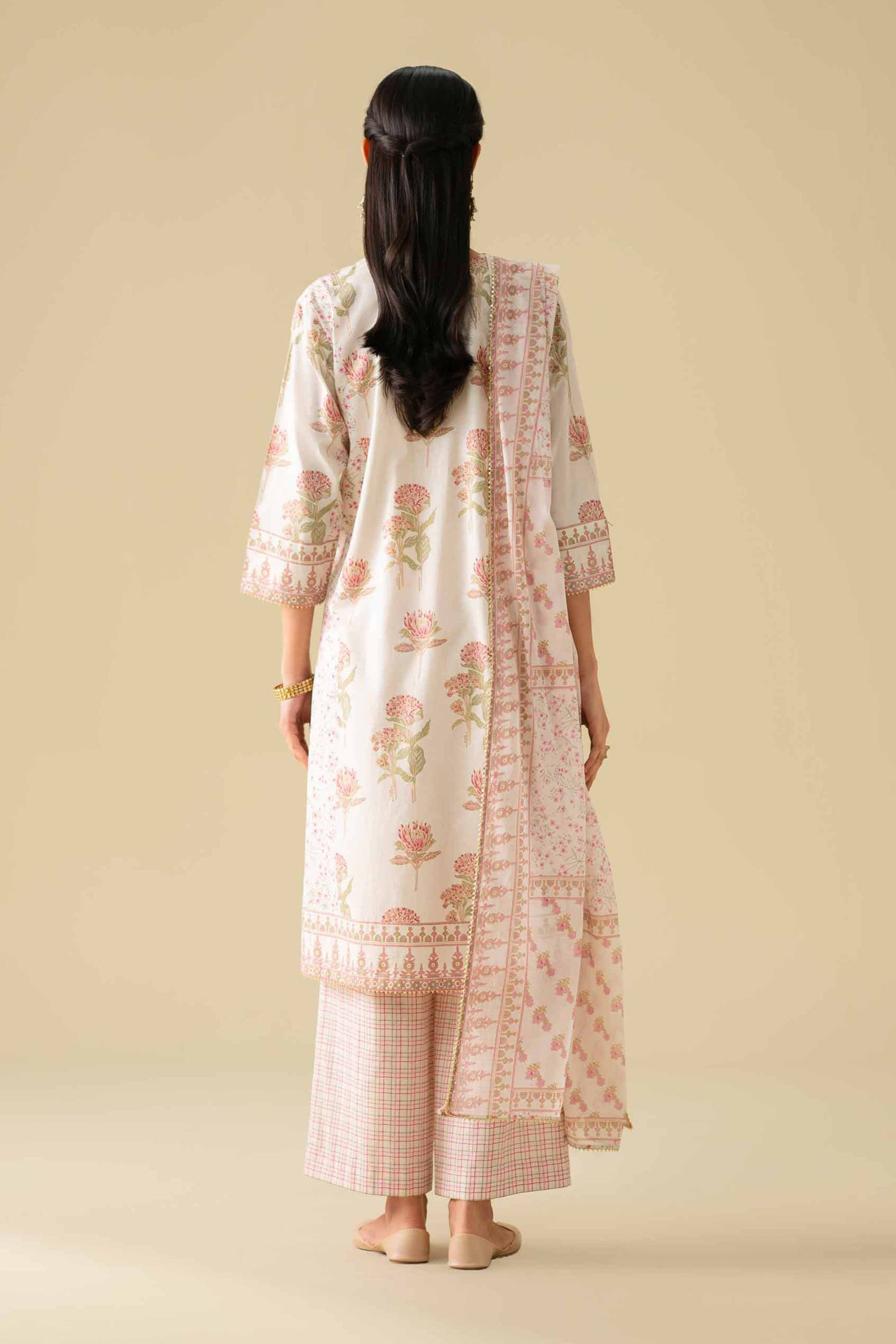 3 Piece - Printed Suit - KFE26-78 - Image 3