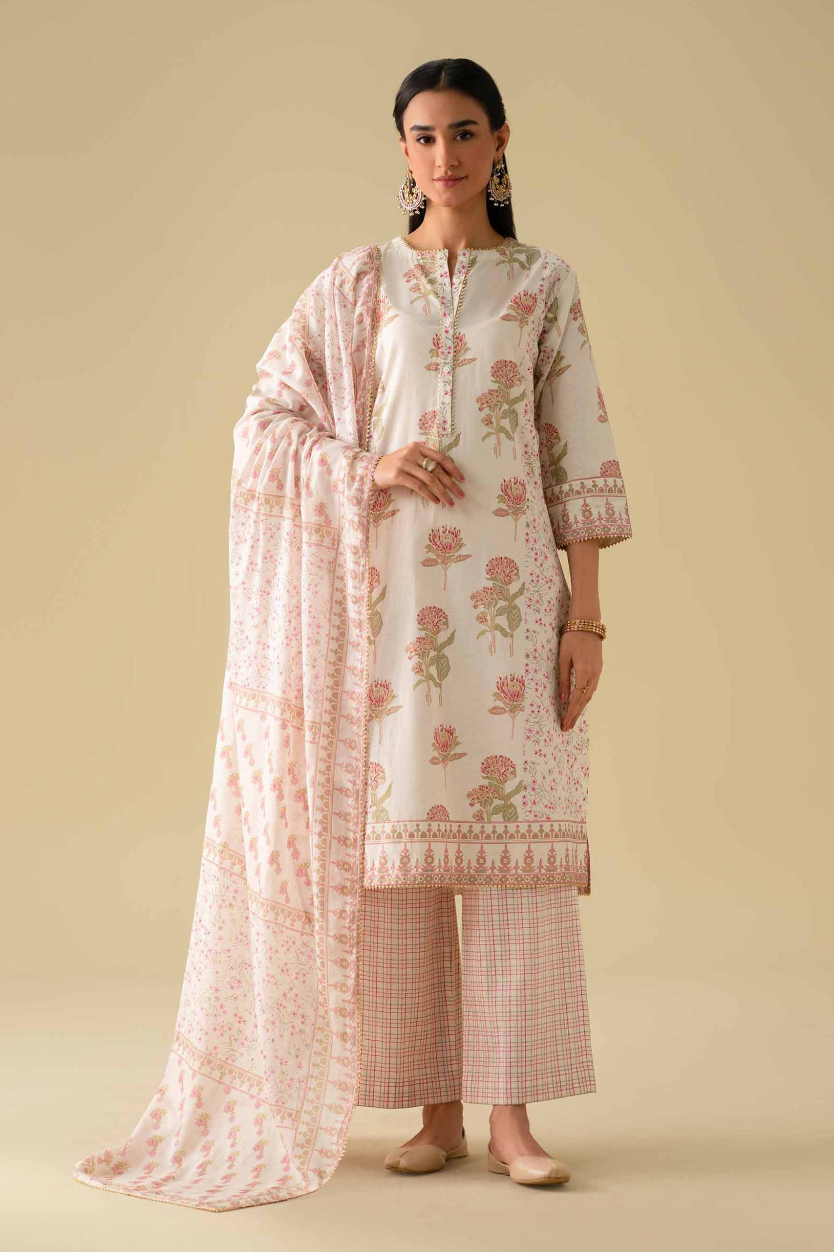 3 Piece - Printed Suit - KFE26-78 - Image 2