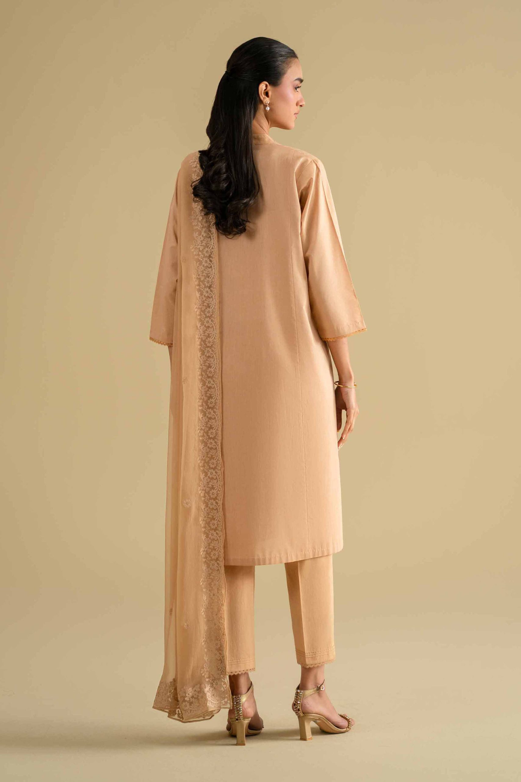 3 Piece - Embroidered Suit - KFE26-81 - Image 3