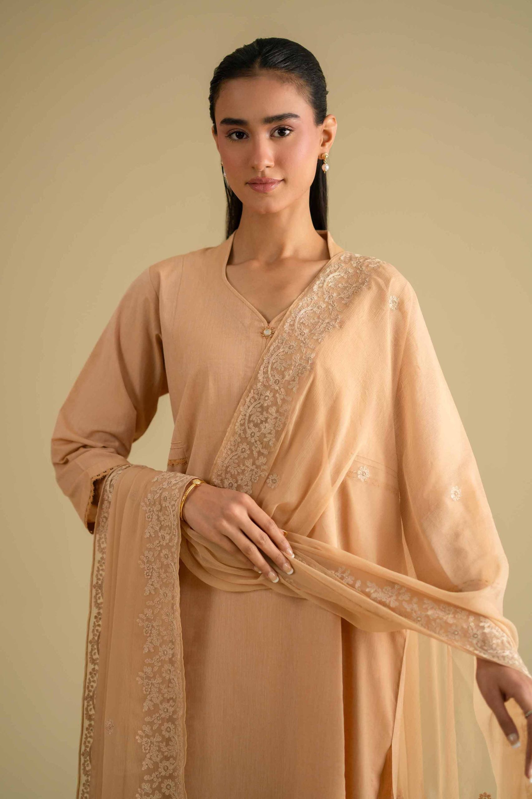 3 Piece - Embroidered Suit - KFE26-81
