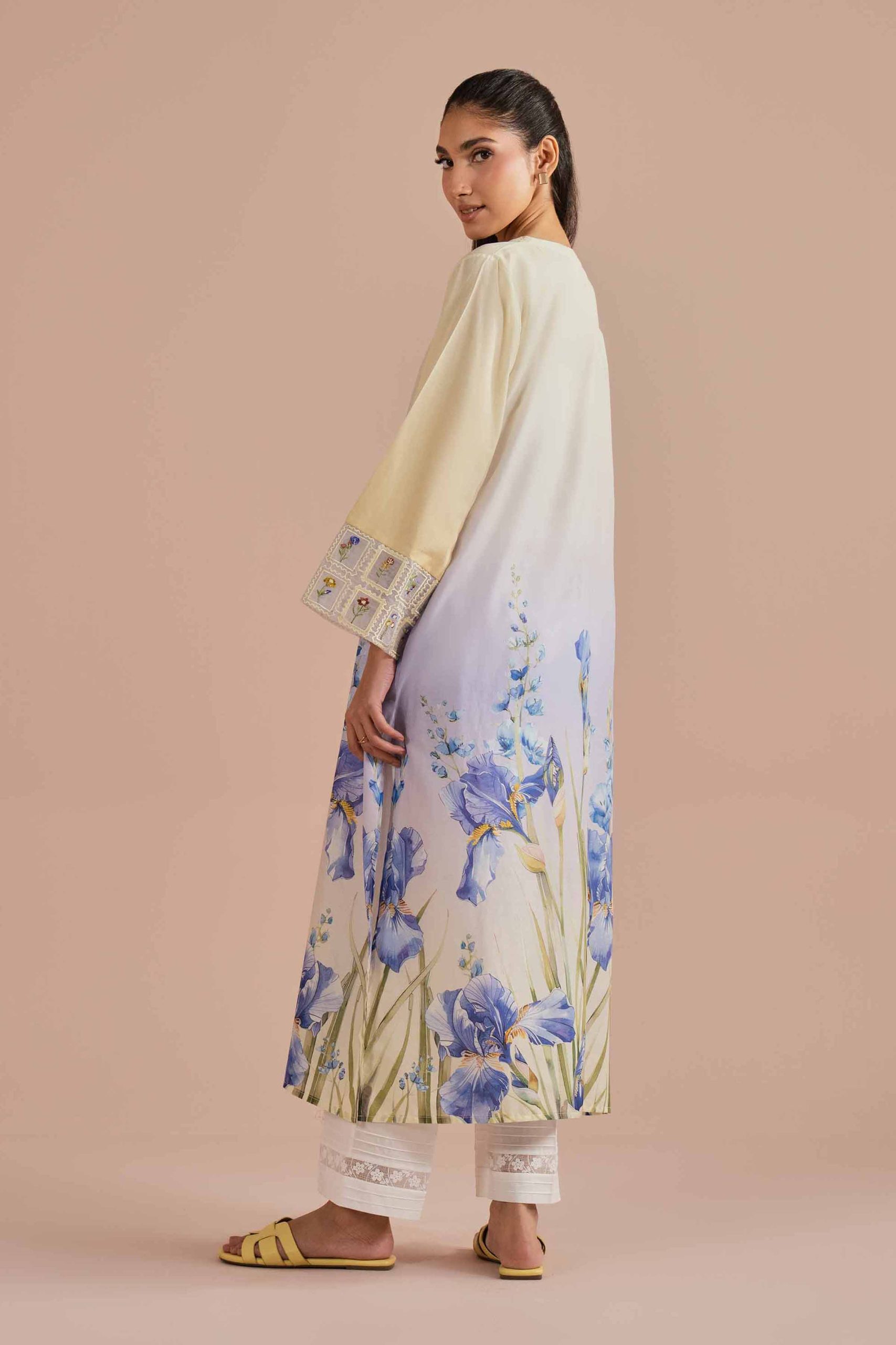 Printed Embroidered Shirt - PE26-02 - Image 3