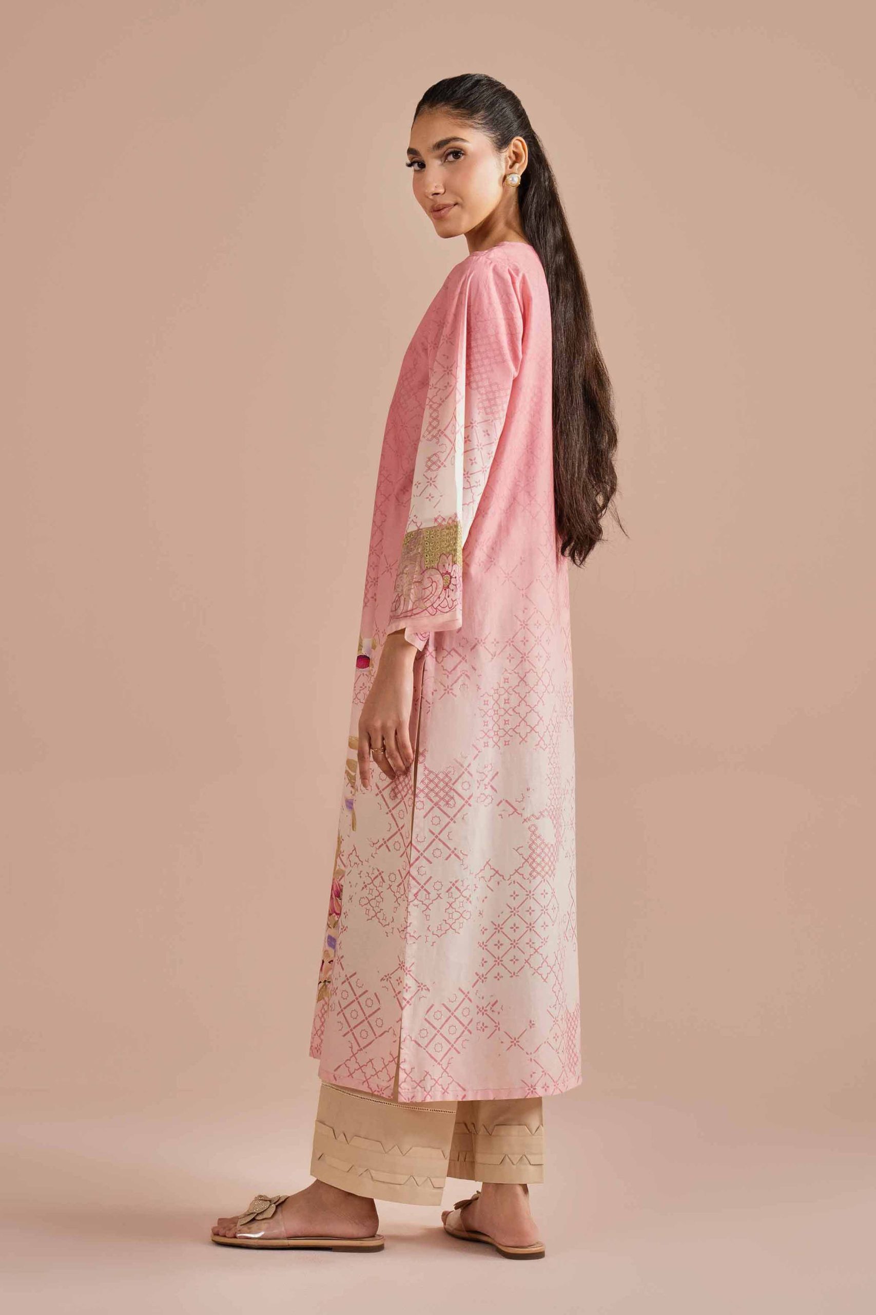 Printed Embroidered Shirt - PE26-03 - Image 4