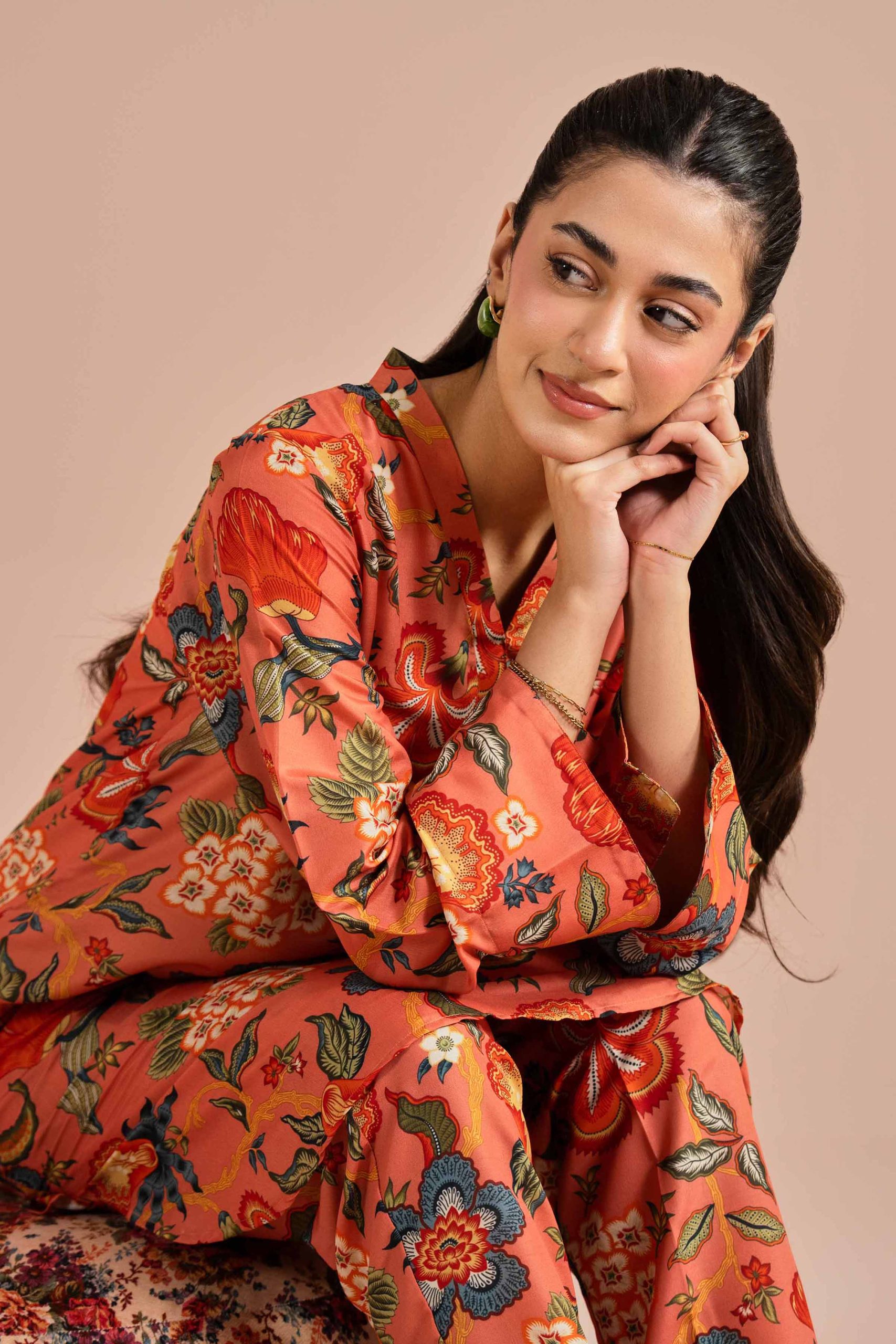 2 Piece - Printed Suit - PE26-11 - Image 2