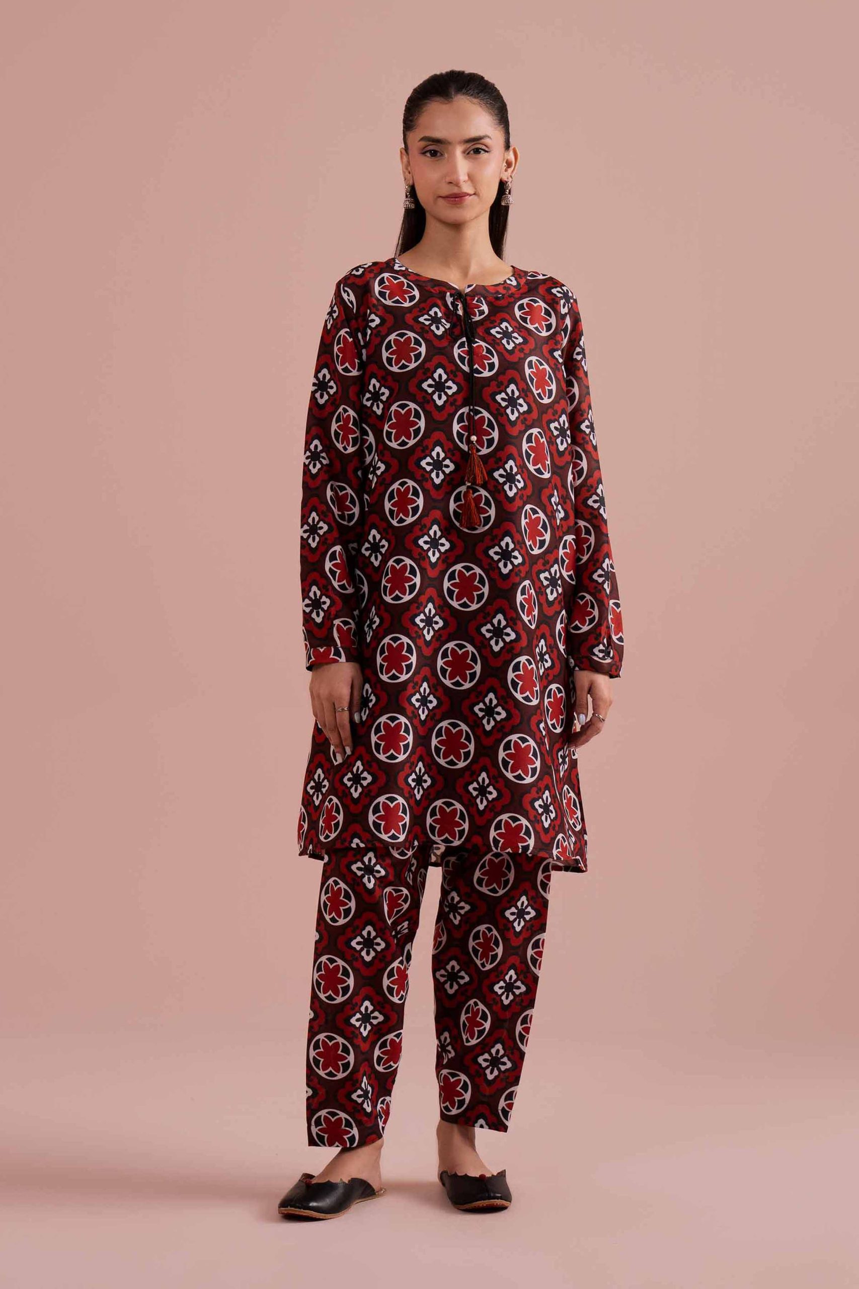 2 Piece - Printed Suit - PE26-12