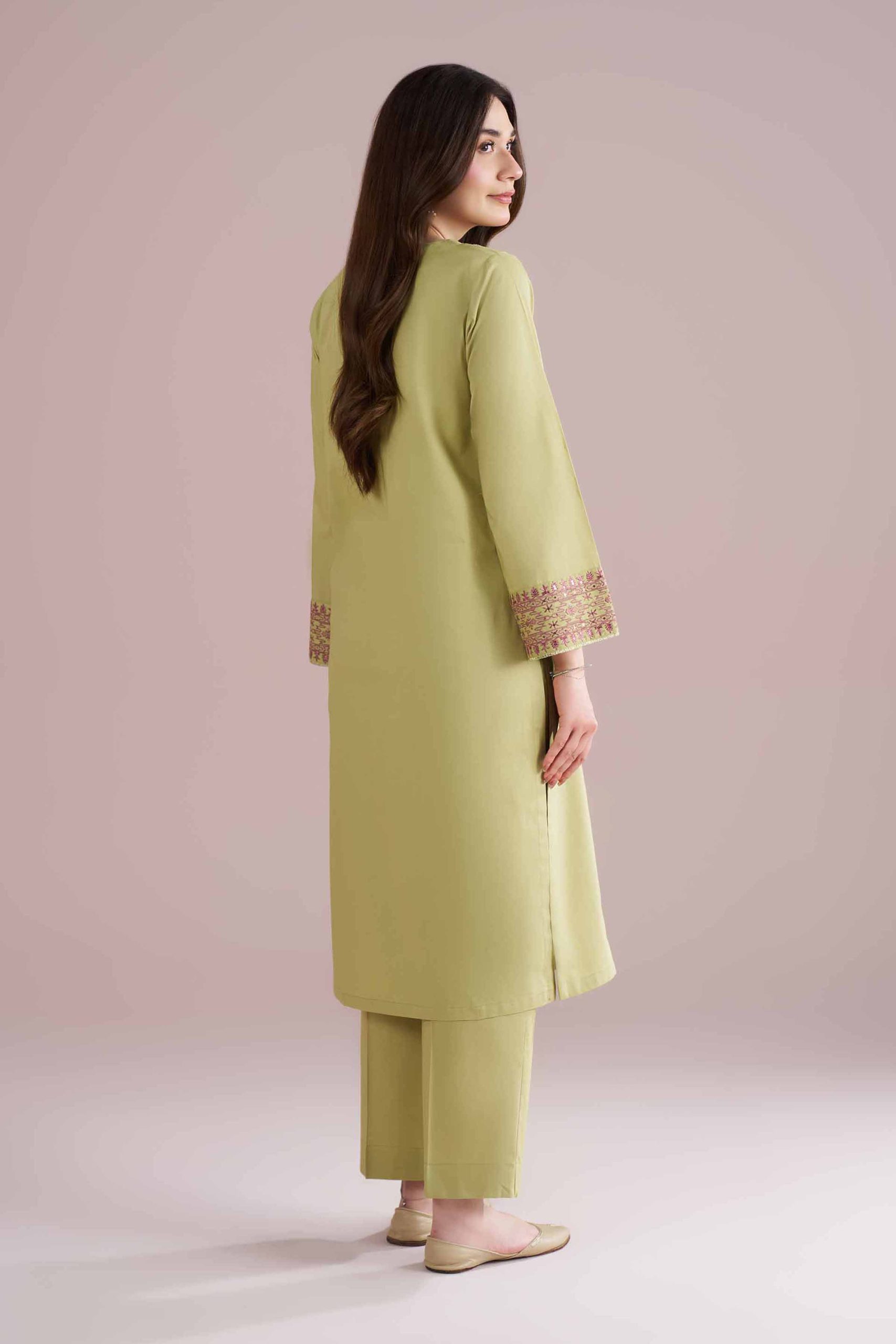 2 Piece - Embroidered Suit - PE26-151 - Image 3