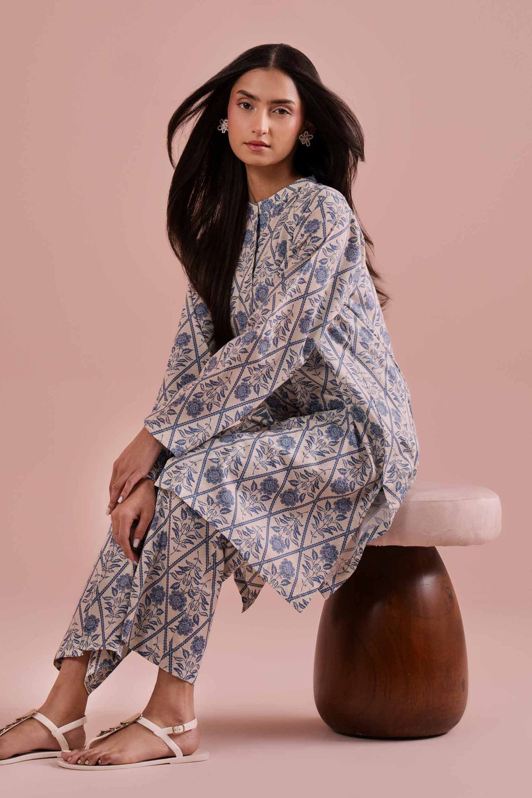 2 Piece - Printed Suit - PE26-178
