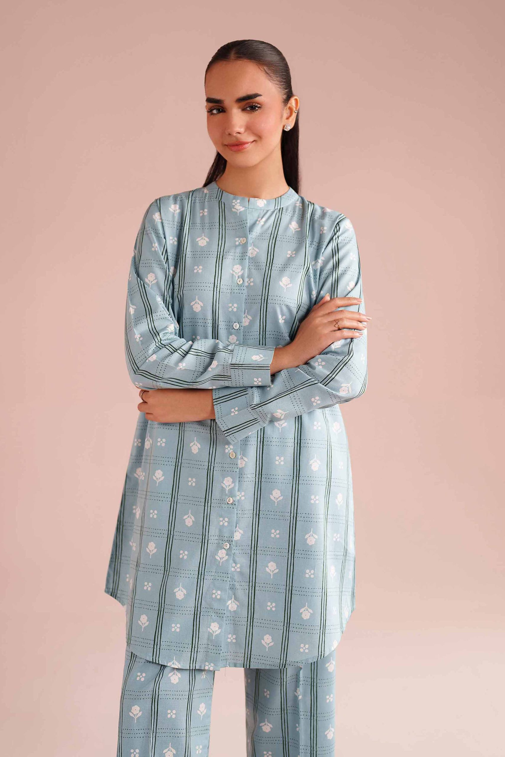 2 Piece - Printed Suit - PE26-186 - Image 2