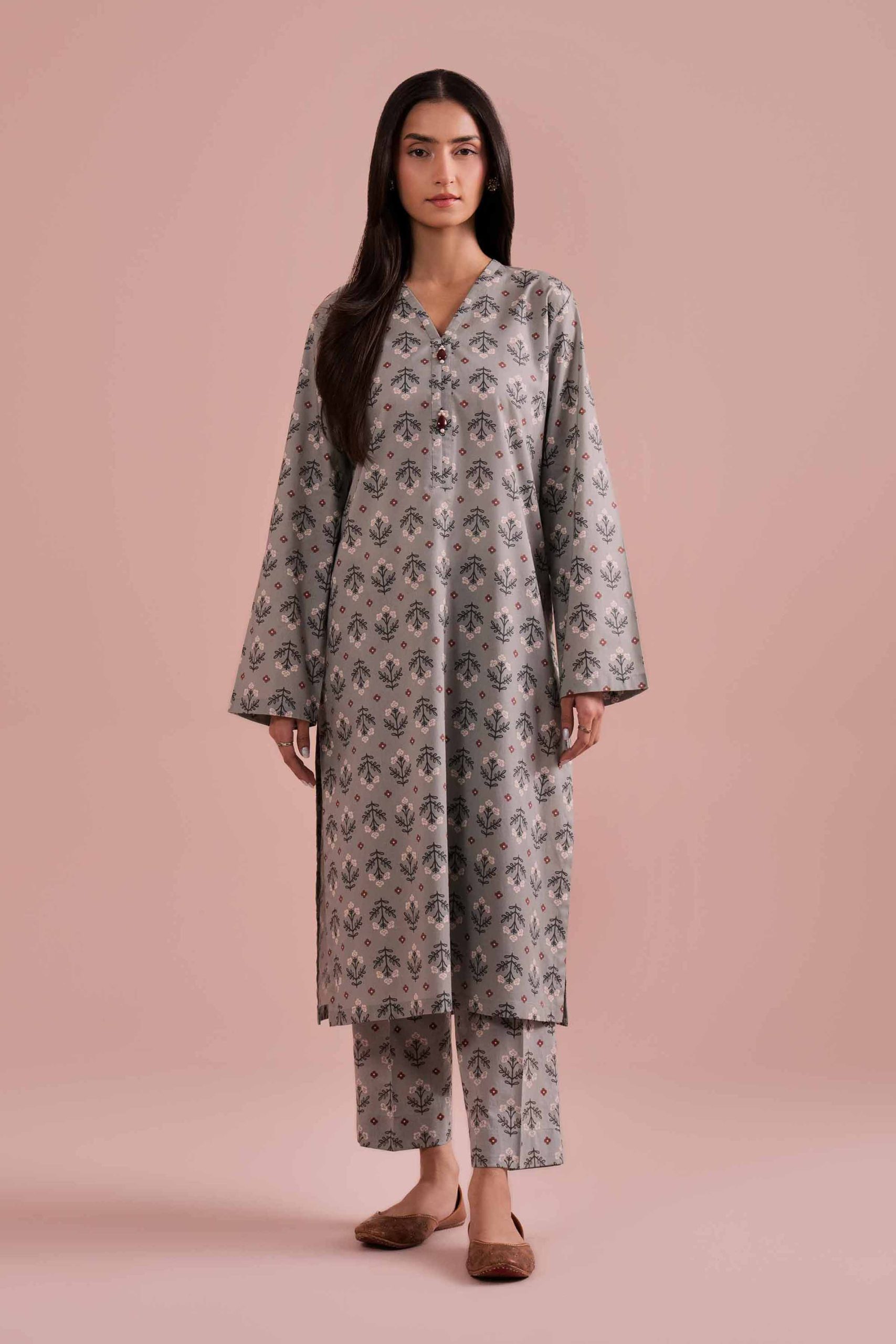 2 Piece - Printed Suit - PE26-187 - Image 4