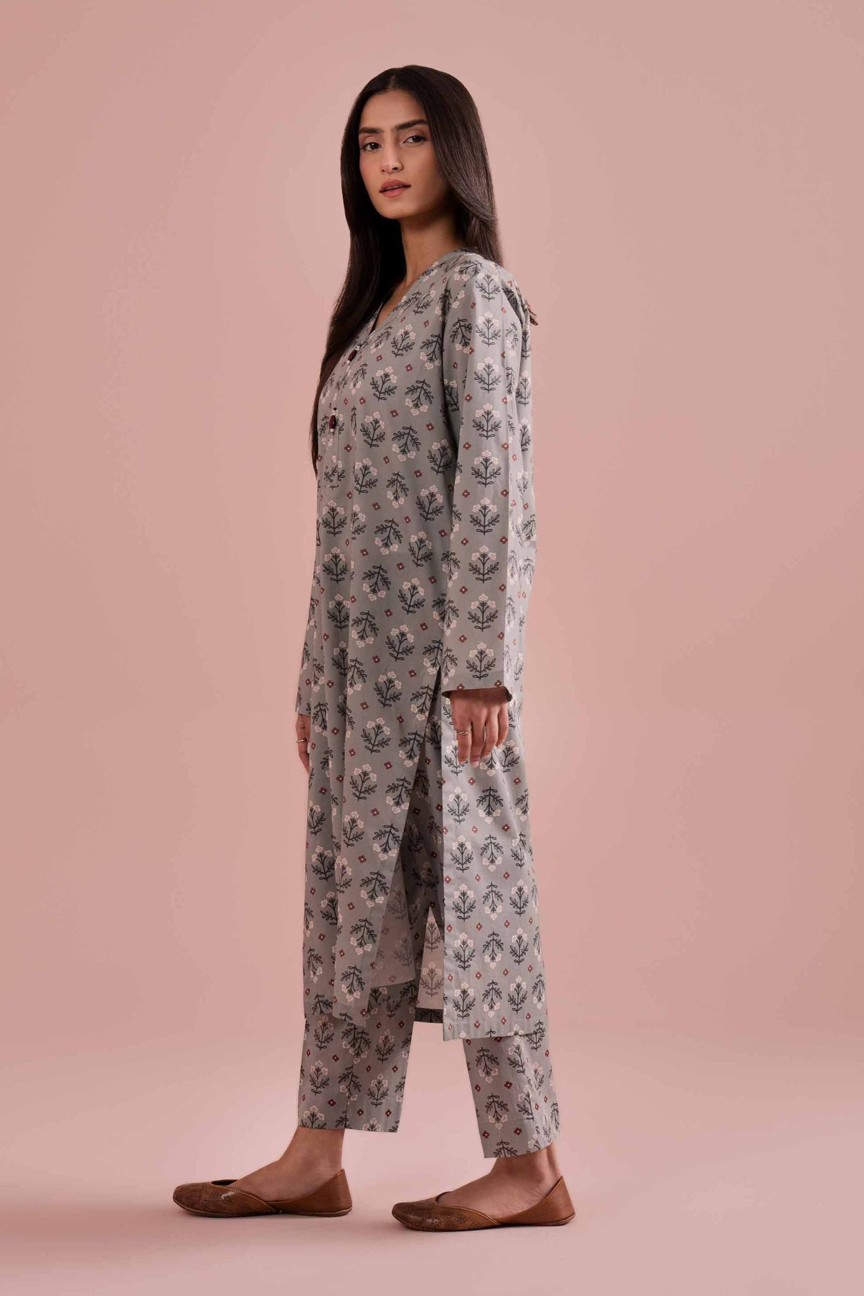 2 Piece - Printed Suit - PE26-187 - Image 3