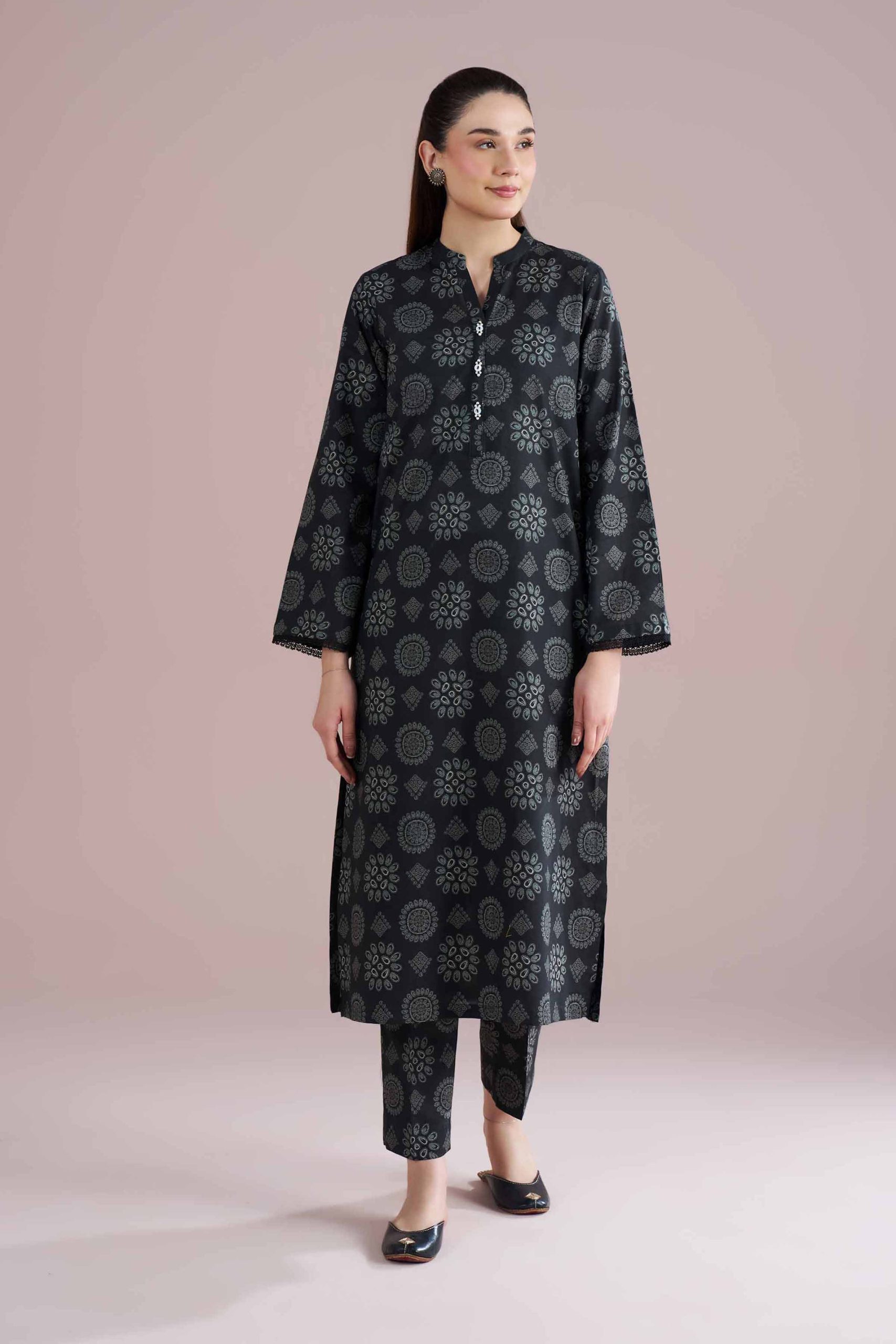 2 Piece - Printed Suit - PE26-190 - Image 4