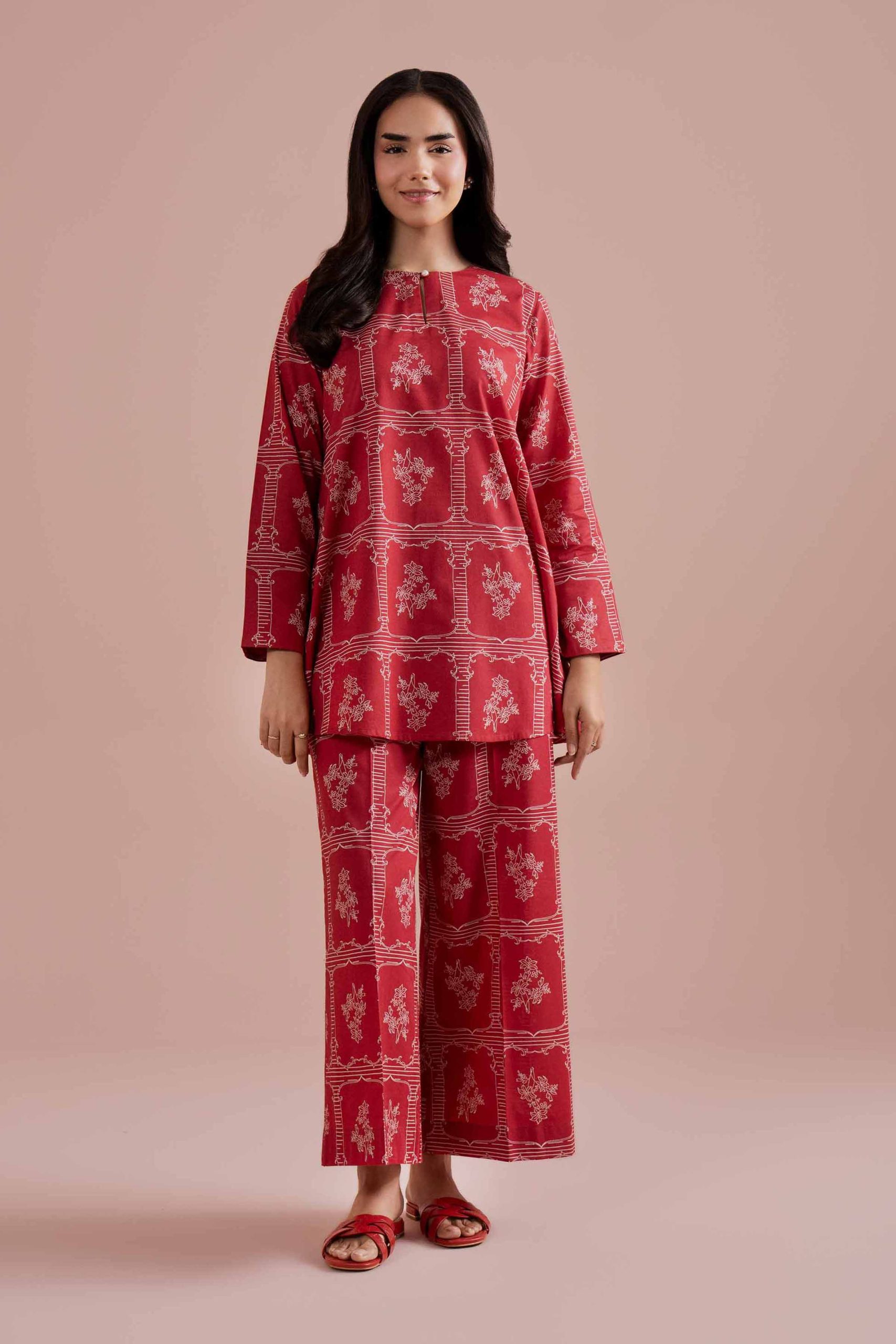 2 Piece - Printed Suit - PE26-193