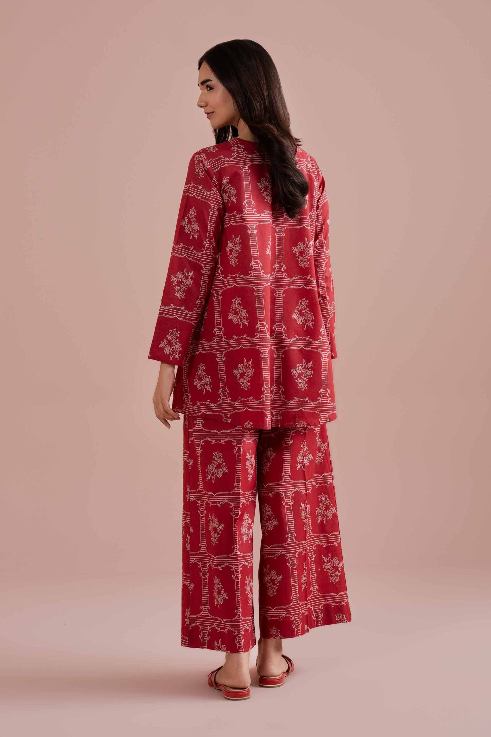 2 Piece - Printed Suit - PE26-193 - Image 4