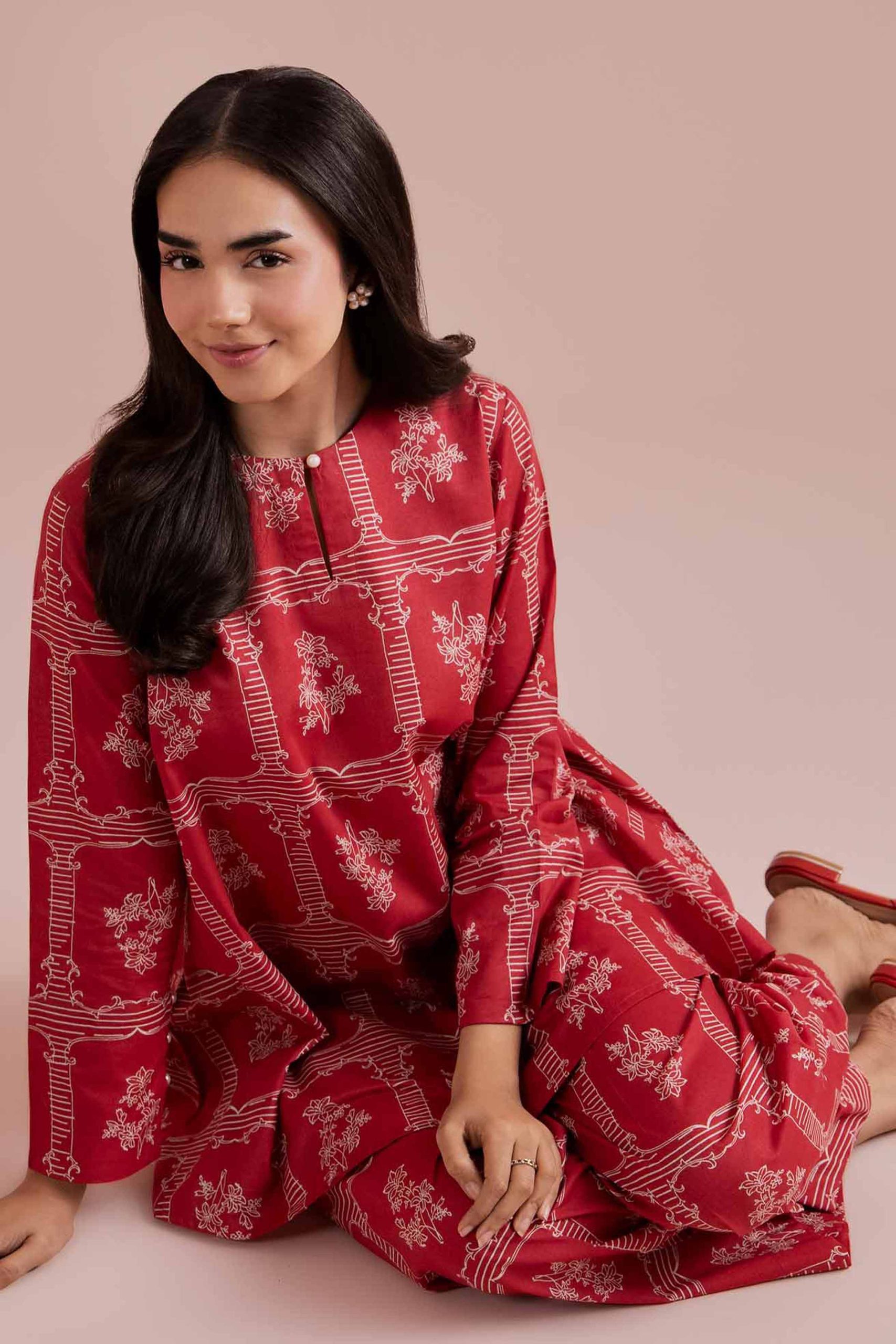 2 Piece - Printed Suit - PE26-193 - Image 5
