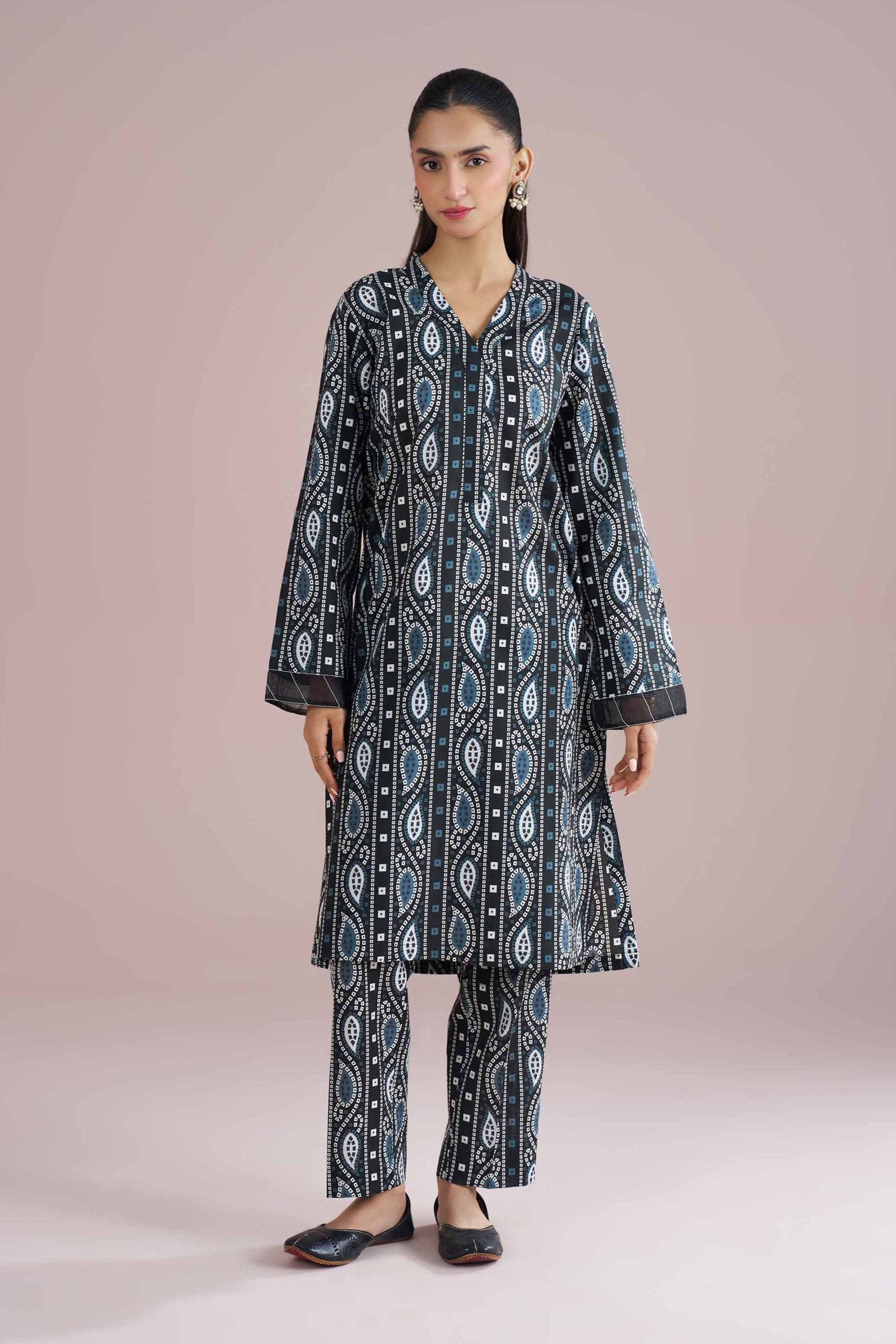 2 Piece - Printed Suit - PE26-194