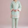 2 Piece - Embroidered Suit - PE26-235
