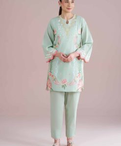 2 Piece - Embroidered Suit - PE26-235