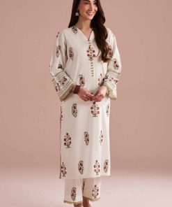 2 Piece - Embroidered Suit - PE26-242