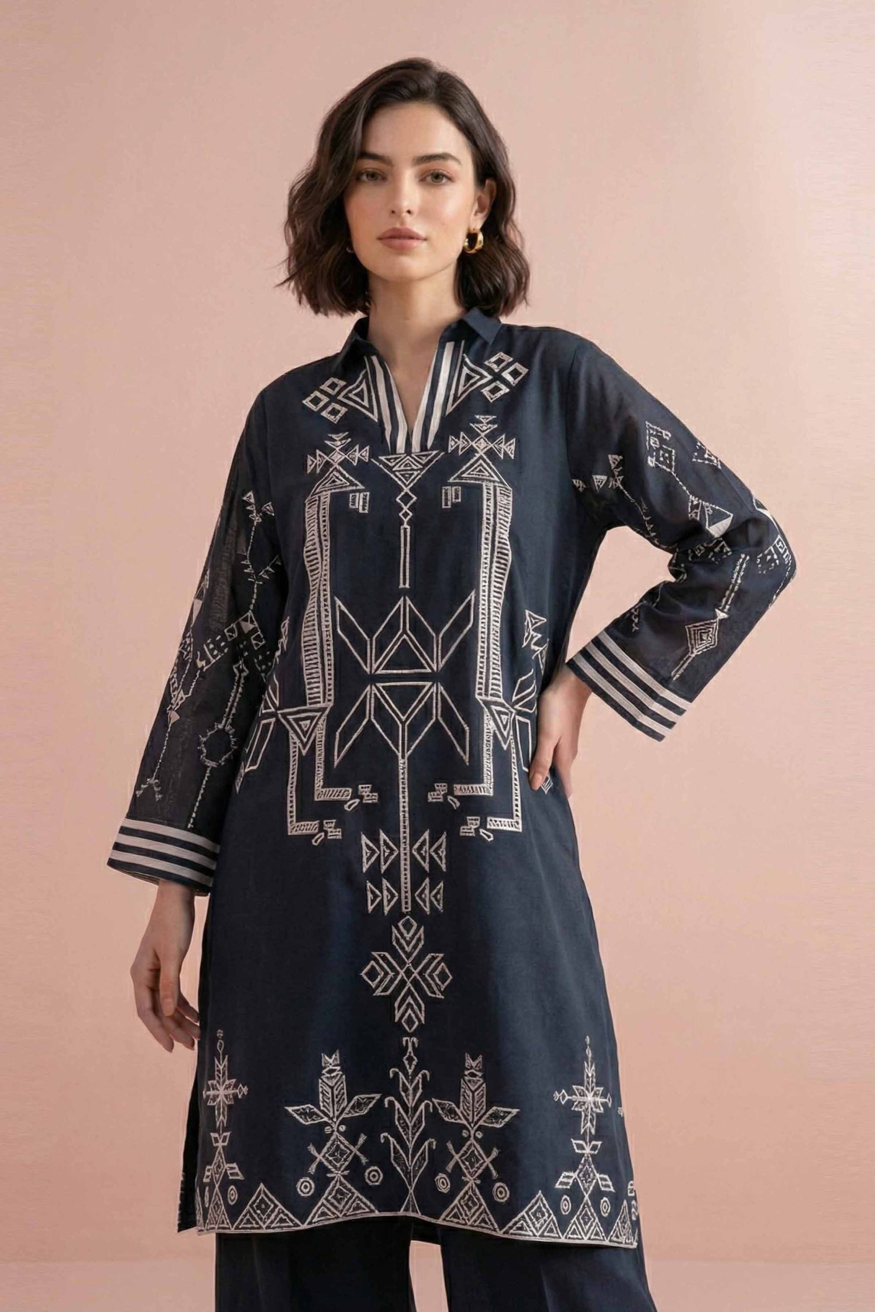 2 Piece - Printed Suit - PE26-263 - Image 5