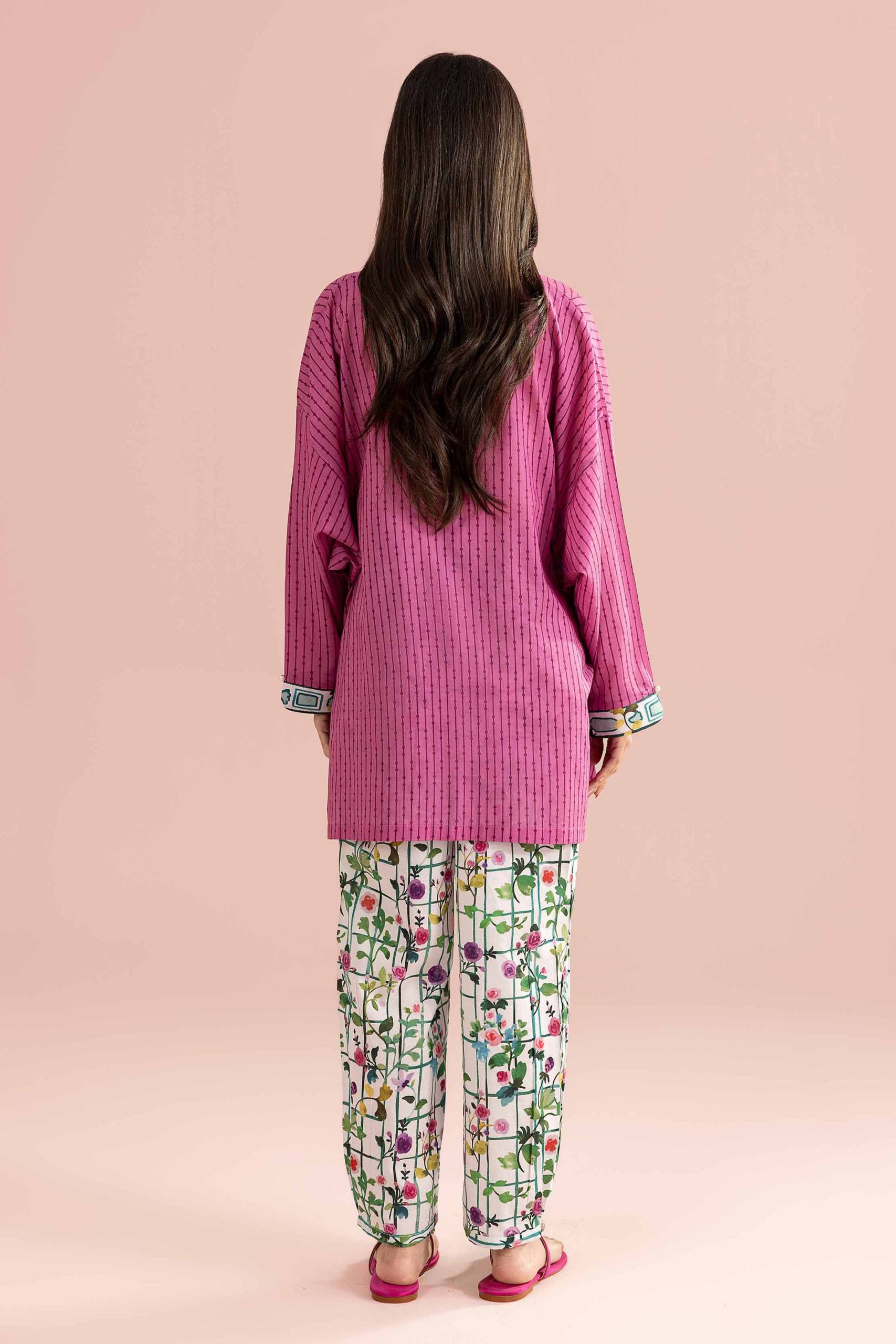 2 Piece - Printed Suit - PE26-266 - Image 3