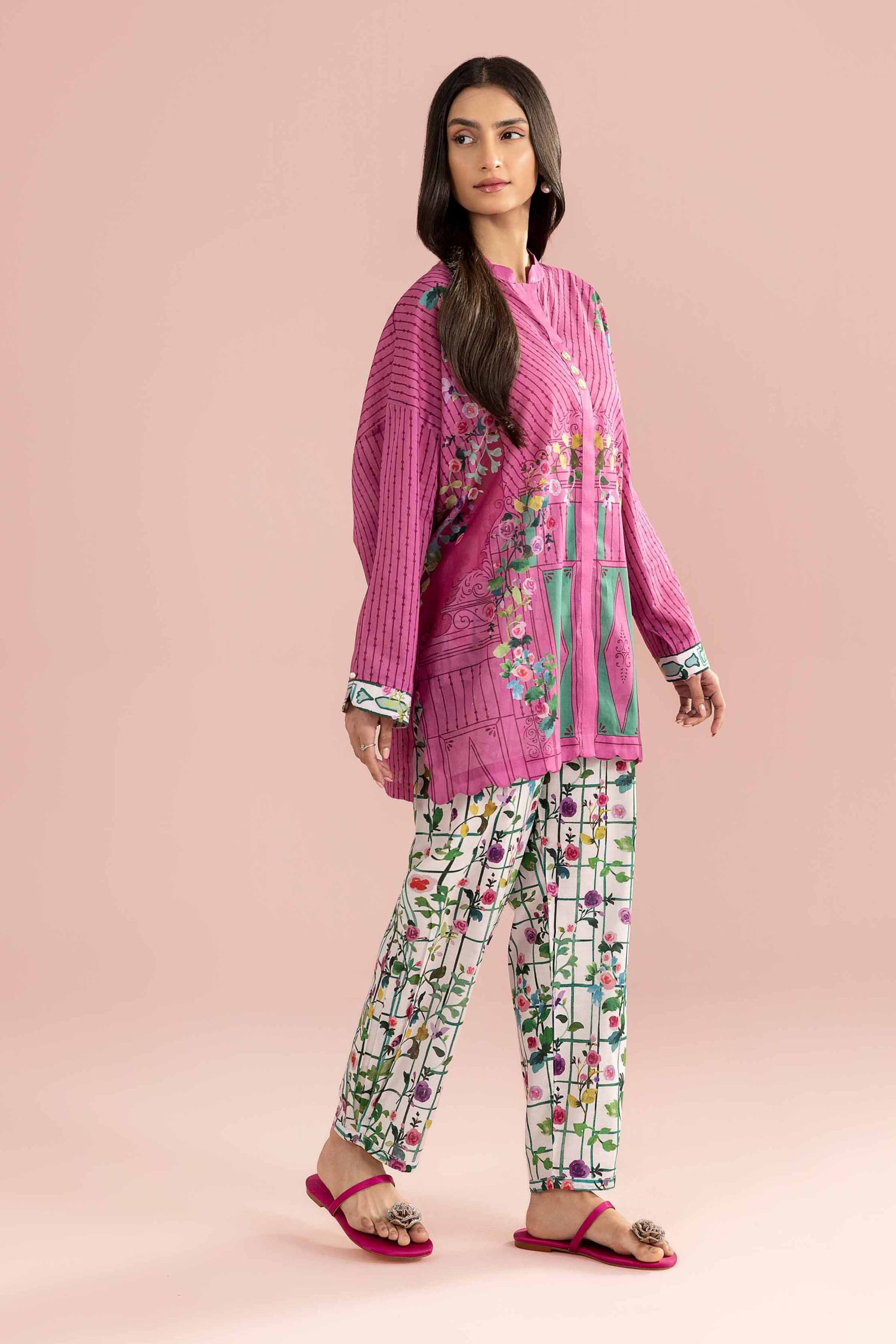 2 Piece - Printed Suit - PE26-266 - Image 4