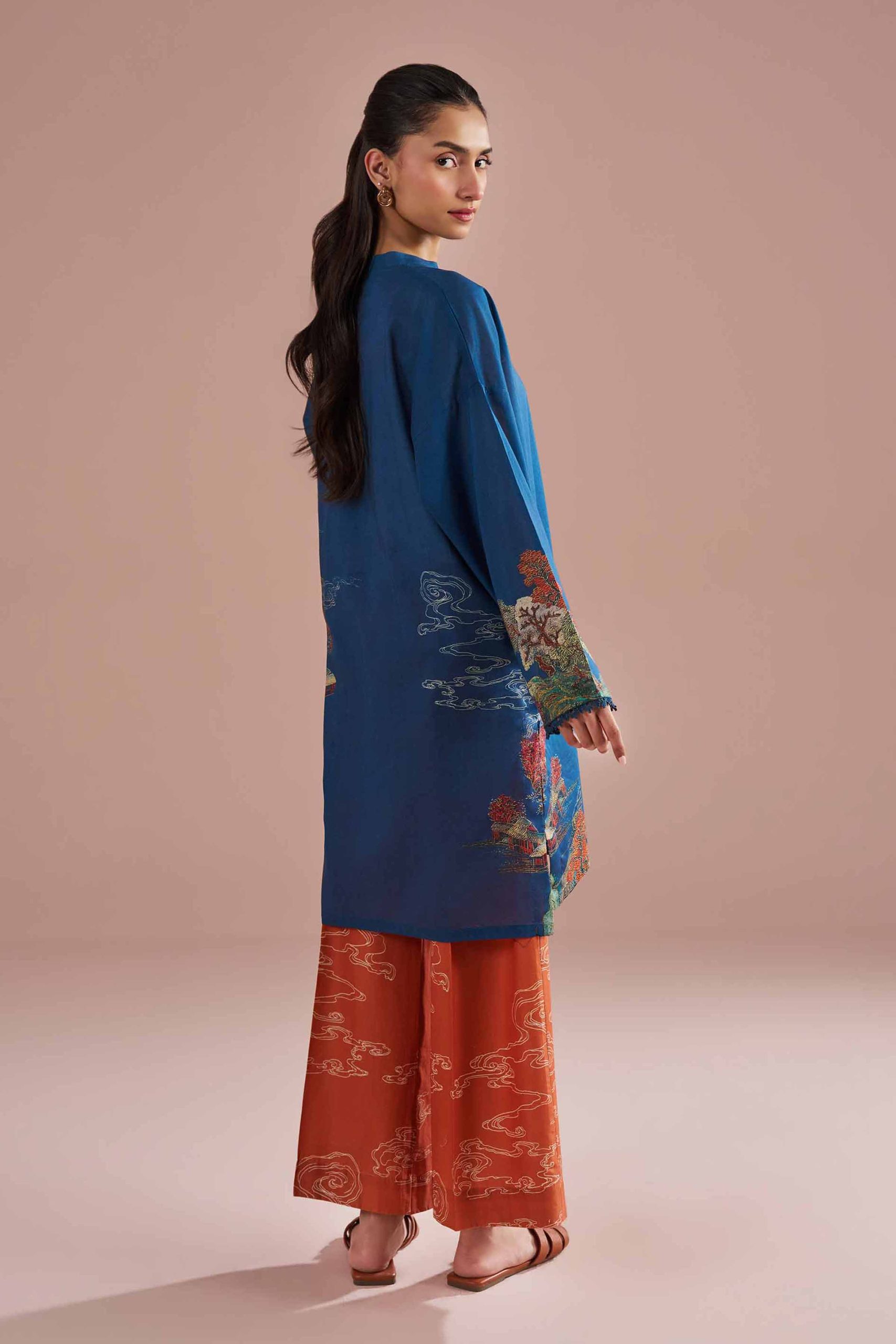 2 Piece - Printed Suit - PE26-268 - Image 3