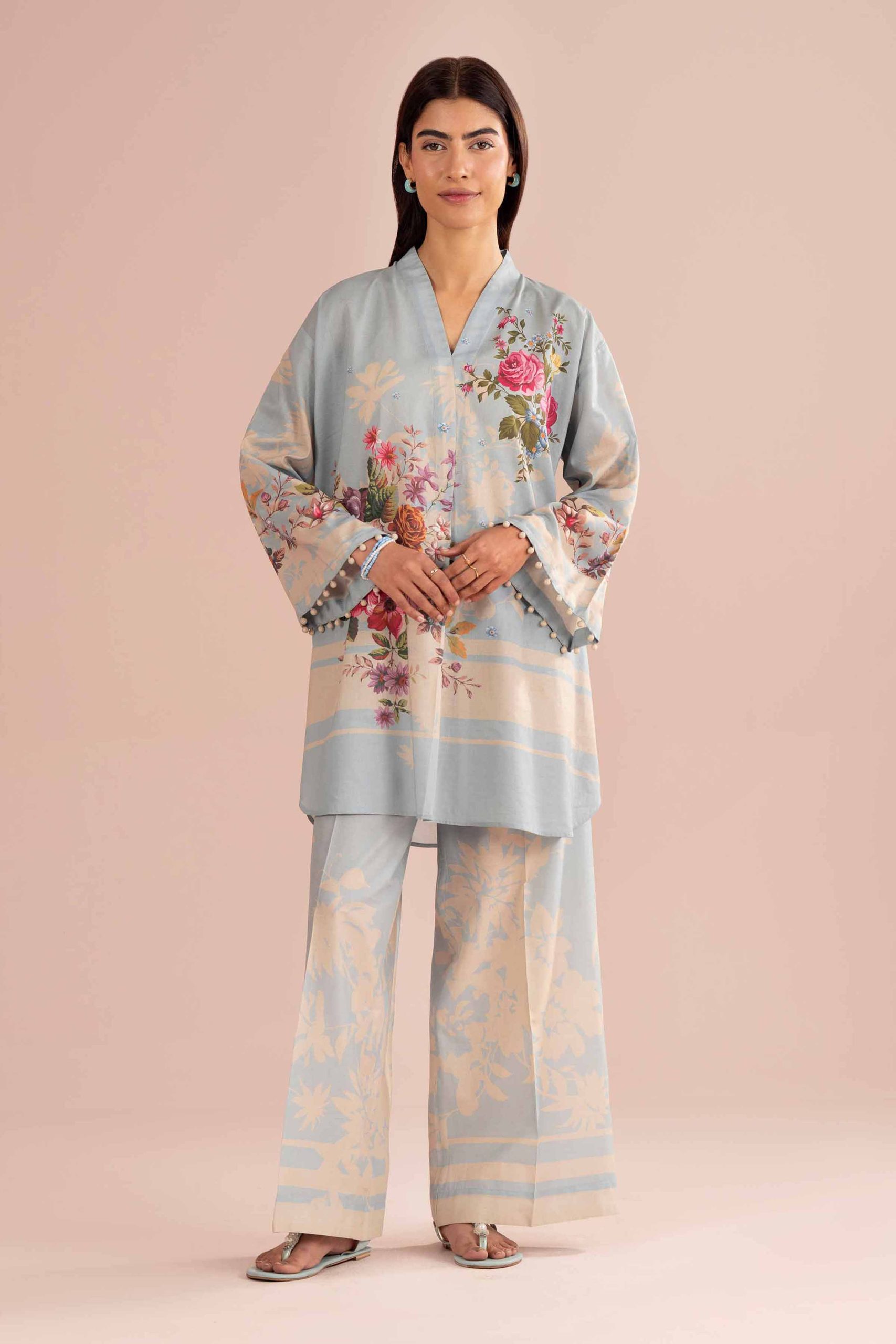 2 Piece - Printed Suit - PE26-270