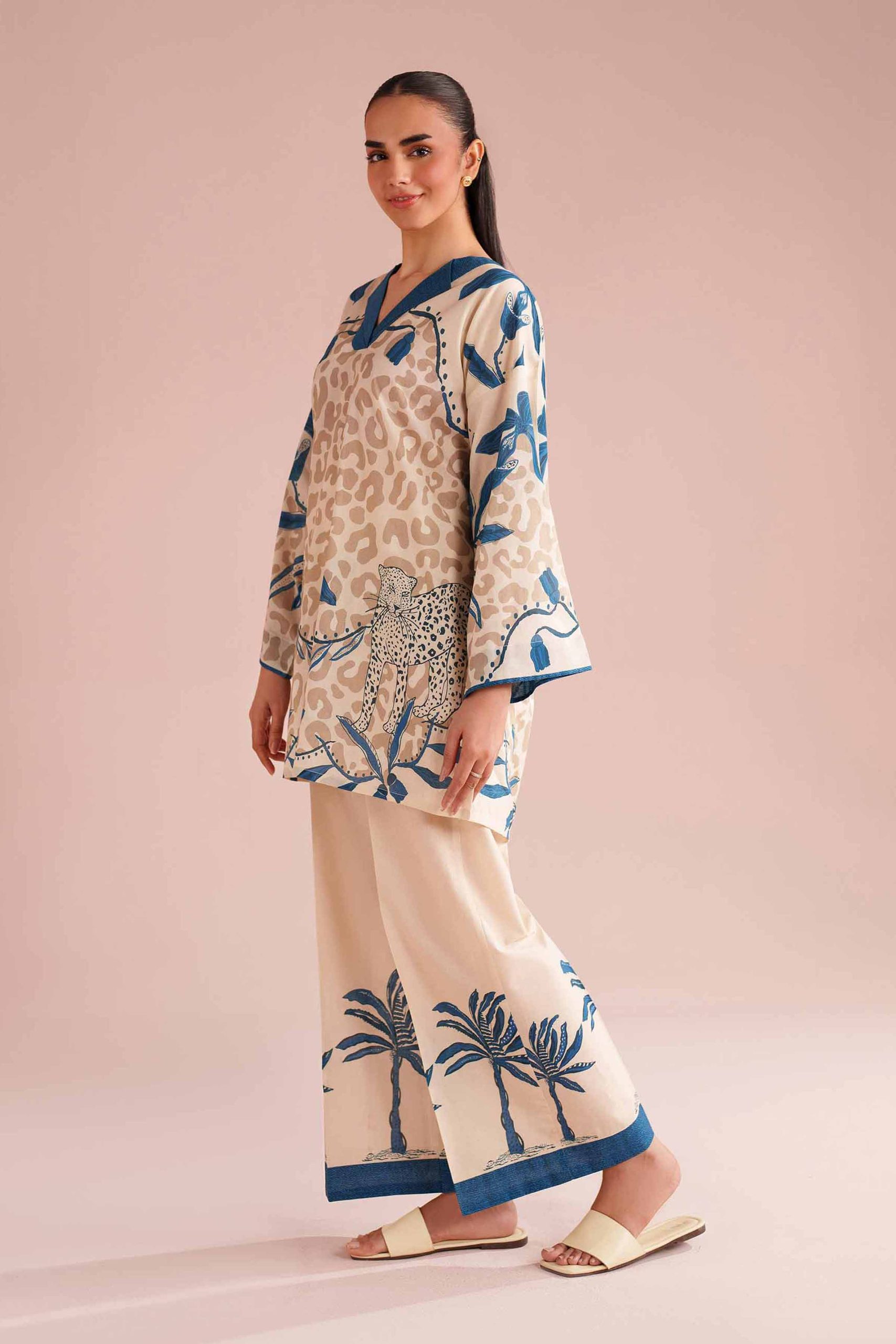 2 Piece - Printed Suit - PE26-274 - Image 4