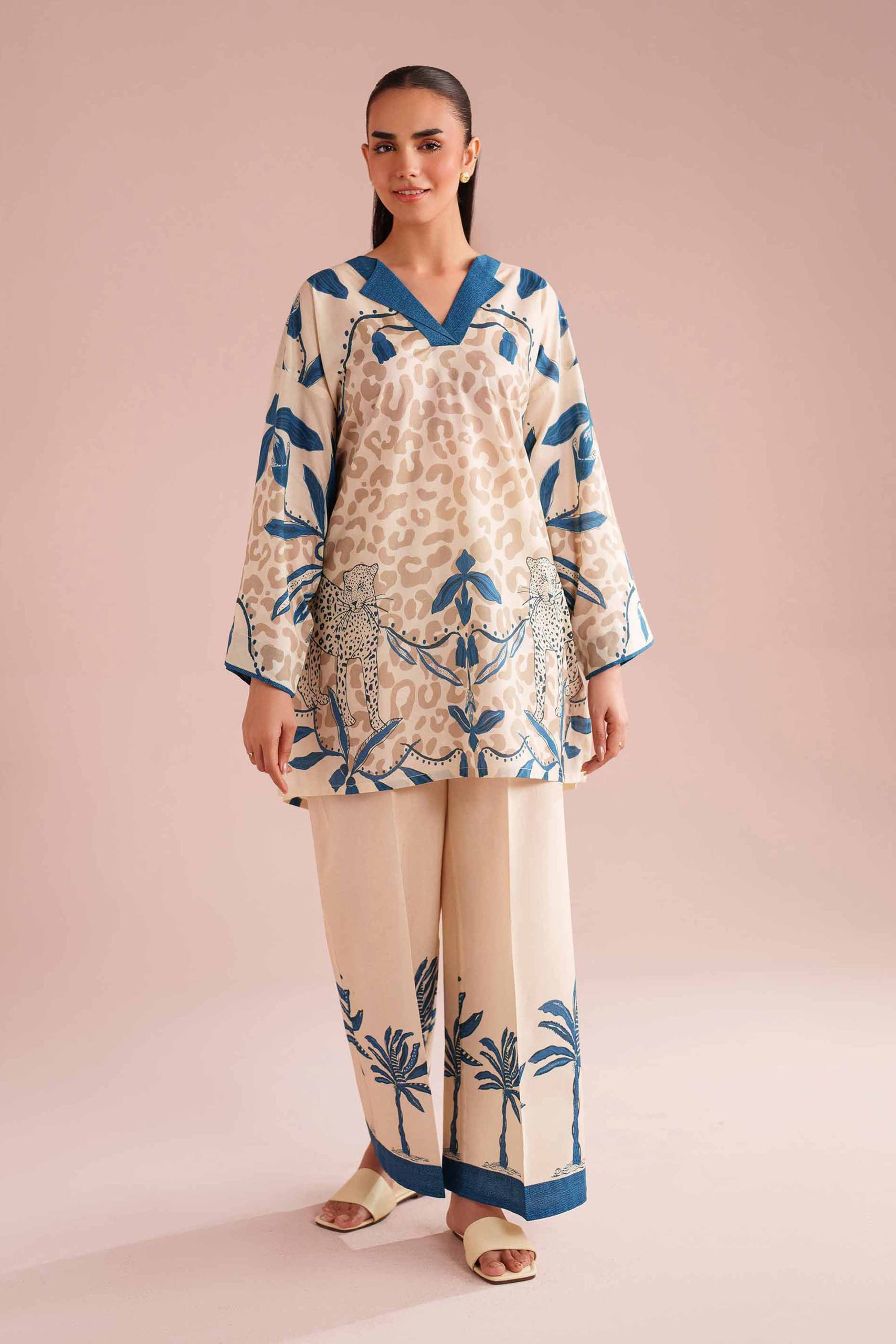 2 Piece - Printed Suit - PE26-274 - Image 5