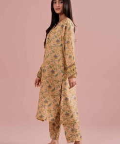 2 Piece - Printed Embroidered Suit - PE26-29
