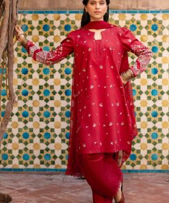 3 Piece - Embroidered Suit - PE26-293