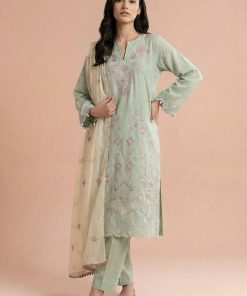 3 Piece - Embroidered Suit - PE26-298