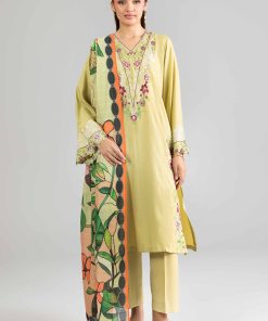 3 Piece - Embroidered Suit - PE26-306