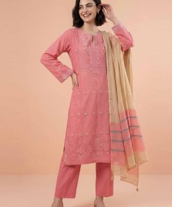 3 Piece - Embroidered Suit - PE26-312