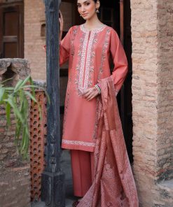 3 Piece - Embroidered Suit - PE26-317