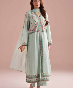 3 Piece - Embroidered Suit - PE26-324