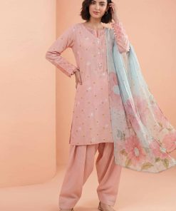 3 Piece - Embroidered Suit - PE26-338