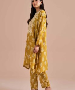 2 Piece - Printed Embroidered Suit - PE26-34