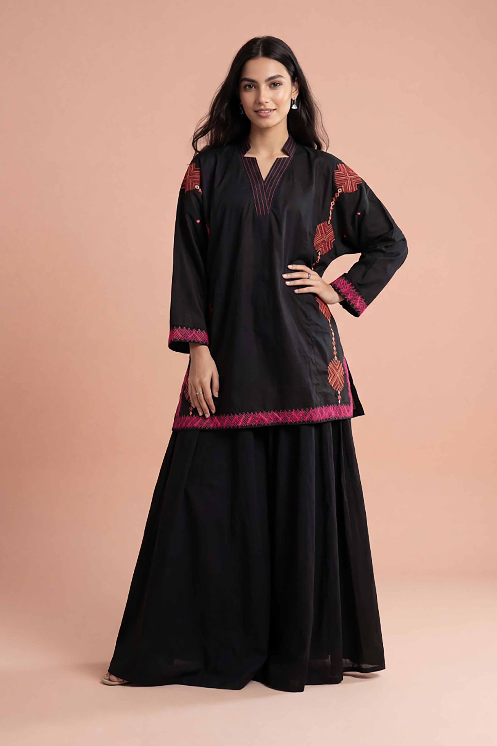Embroidered Kurti - PE26-371 - Image 4