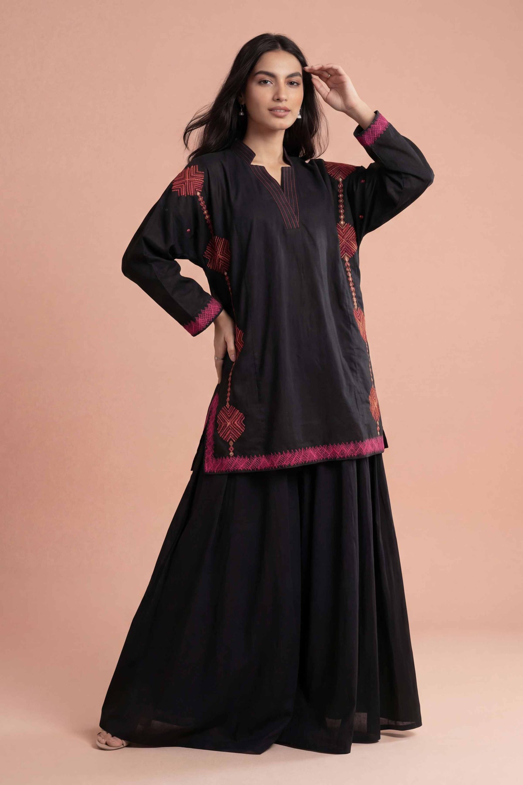 Embroidered Kurti - PE26-371 - Image 5
