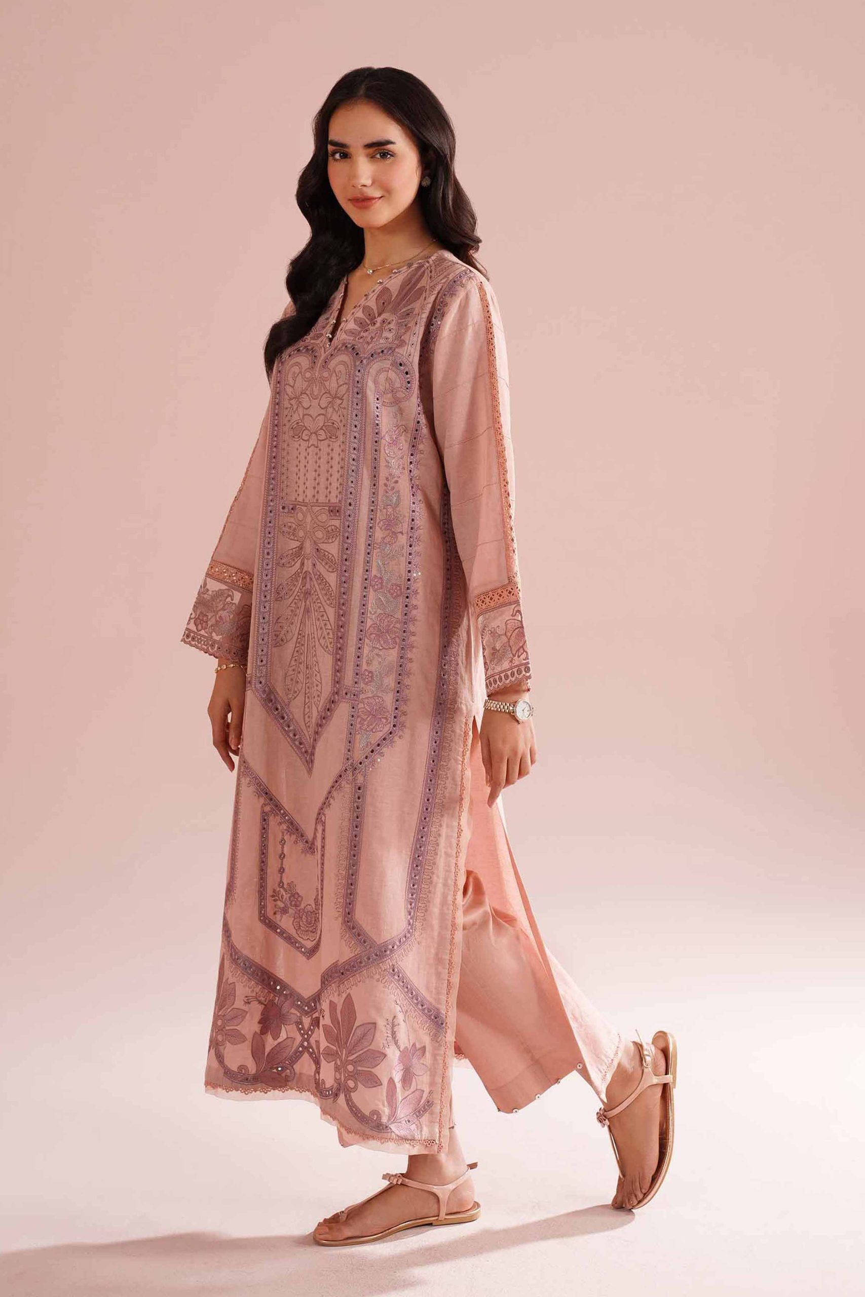 2 Piece - Embroidered Suit - PE26-51