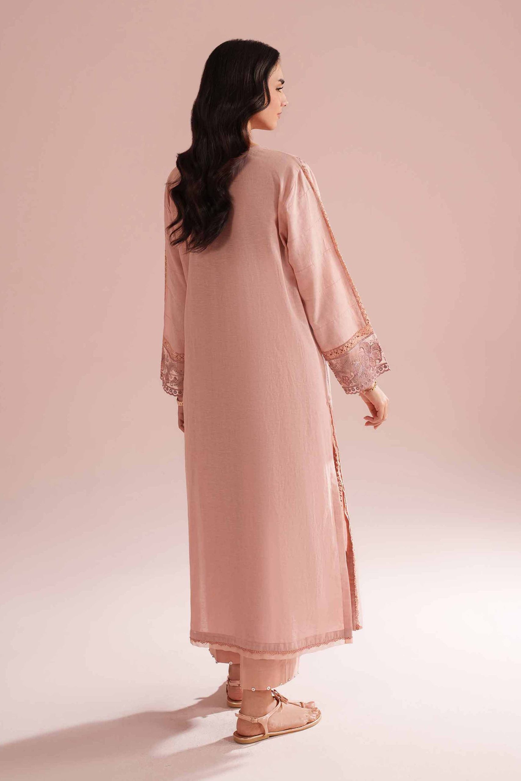 2 Piece - Embroidered Suit - PE26-51 - Image 3