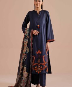 3 Piece - Embroidered Suit - PE26-65