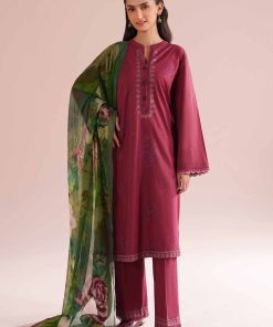 3 Piece - Embroidered Suit - PE26-66