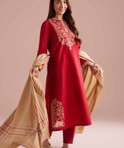 3 Piece - Embroidered Suit - PE26-80