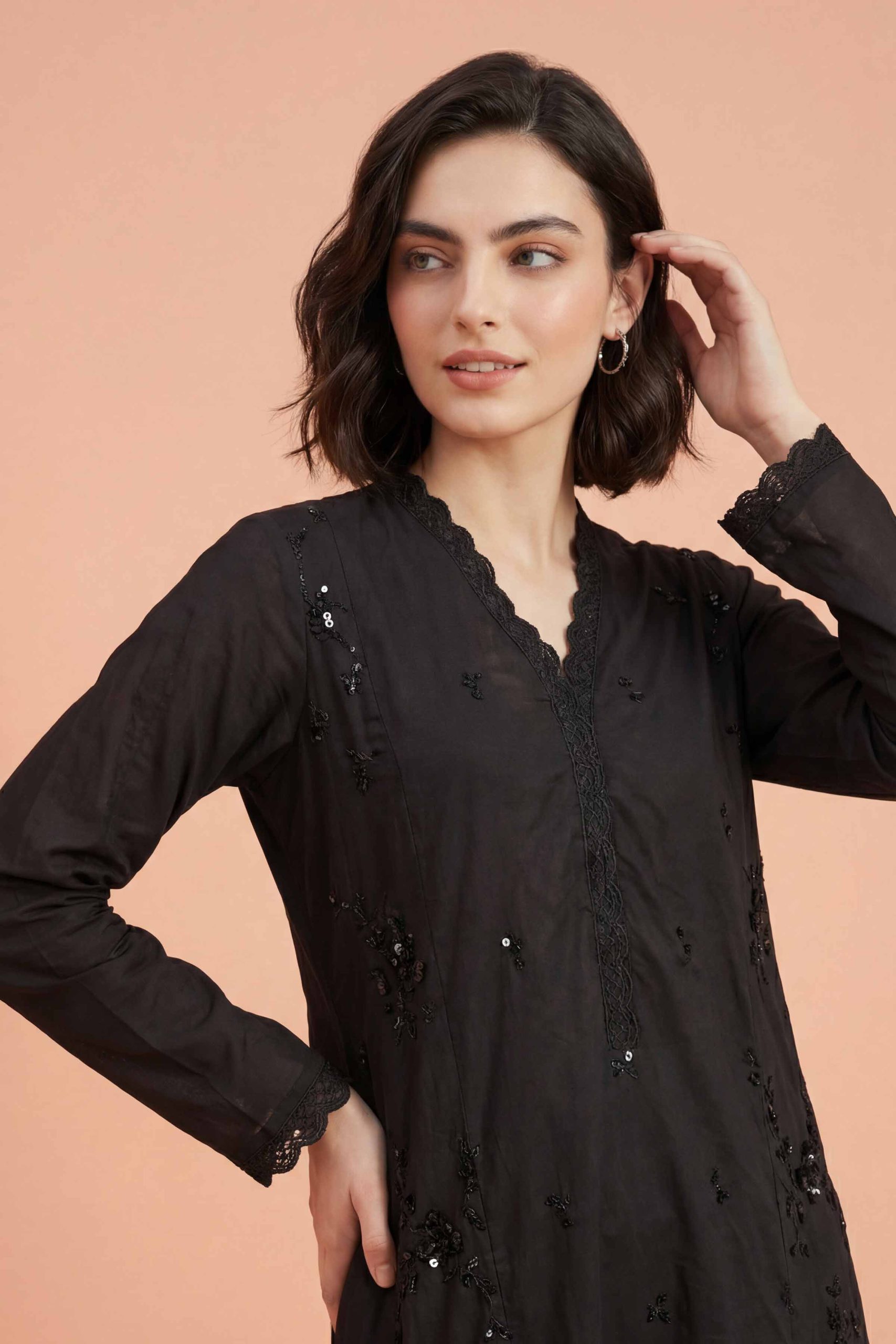 Embroidered Frock - PE26-95 - Image 2