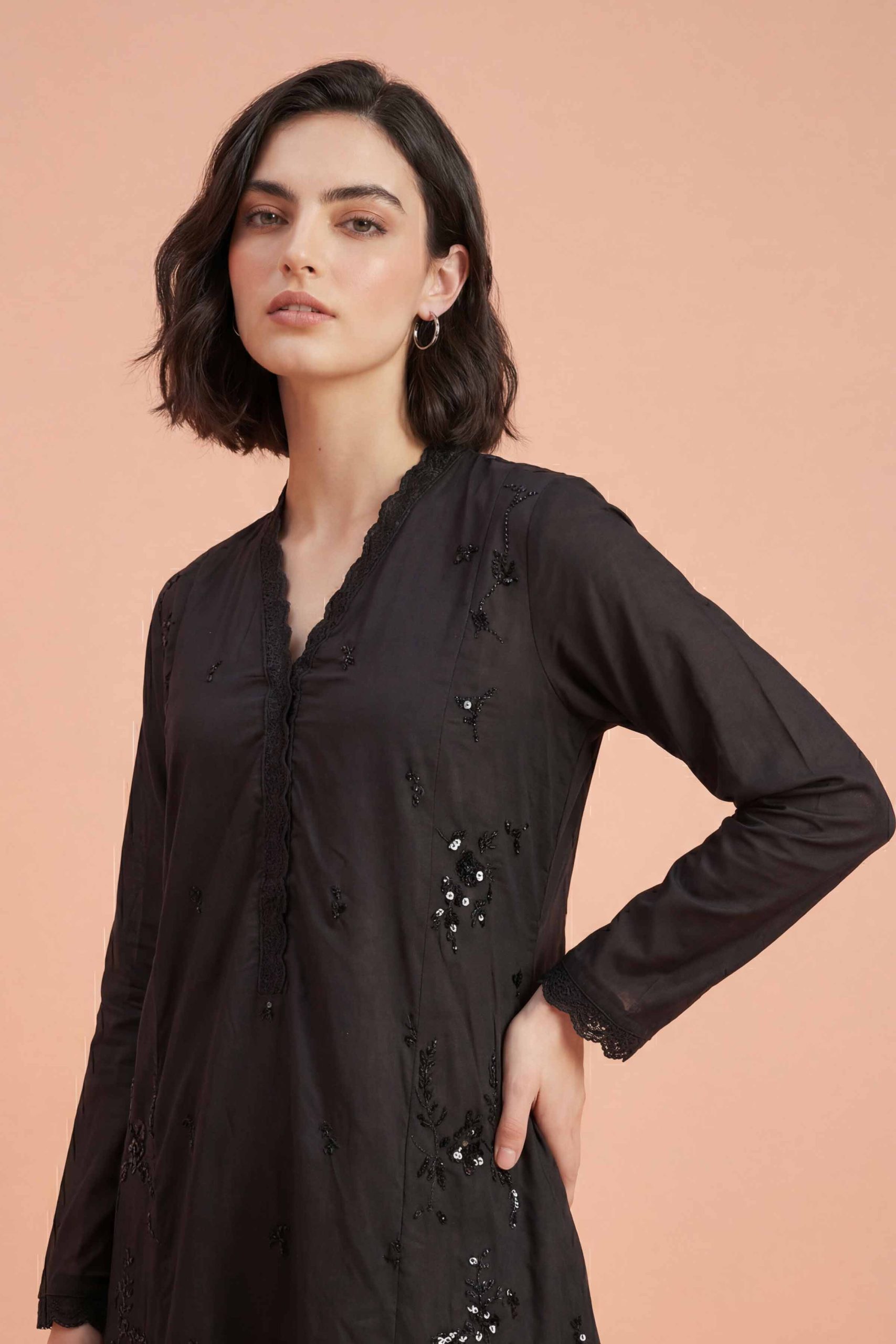 Embroidered Frock - PE26-95 - Image 5