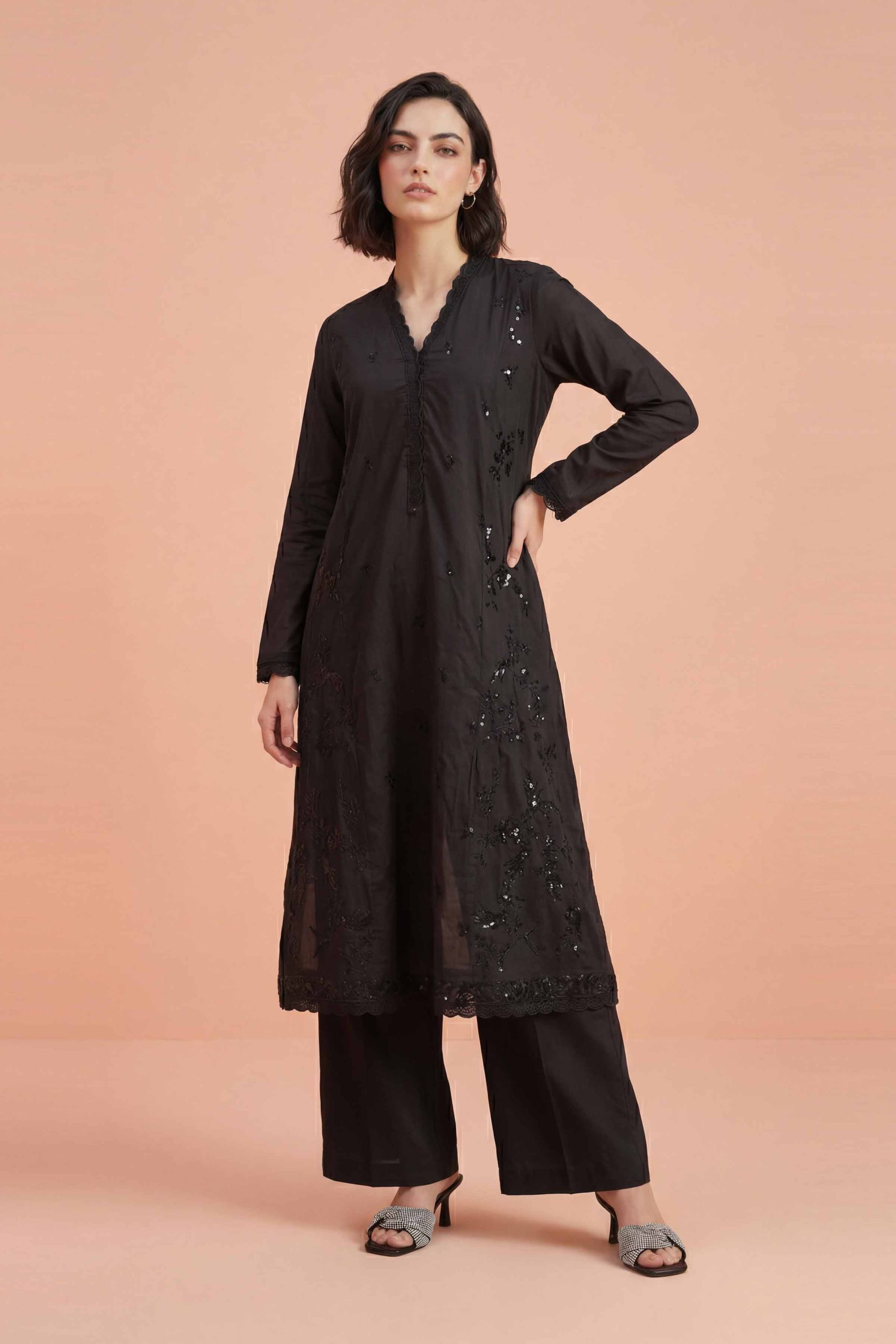 Embroidered Frock - PE26-95